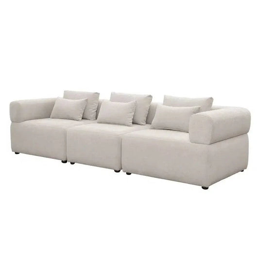 Dune Three Seat Sofa – Parchment - hearthora