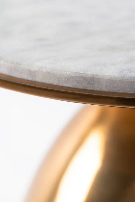 The Eclipse Marble Side Table - hearthora