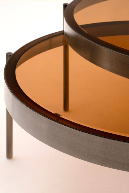 The Orion Bronze Nesting Coffee Tables - hearthora