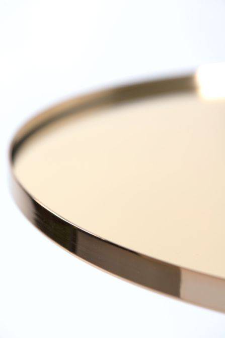 Panatella Brass Side Table - hearthora