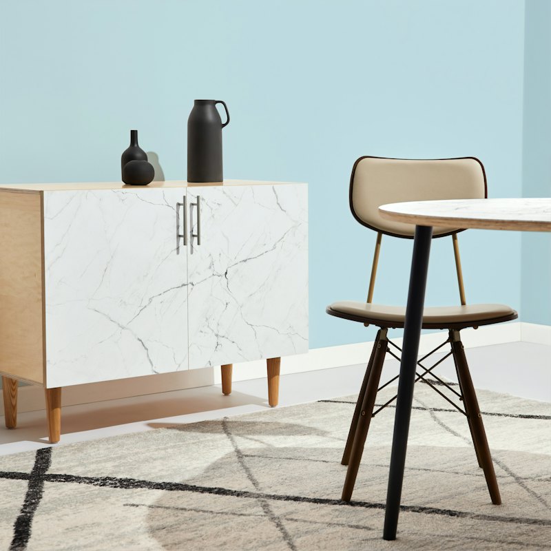 Marble-effect Sideboard
