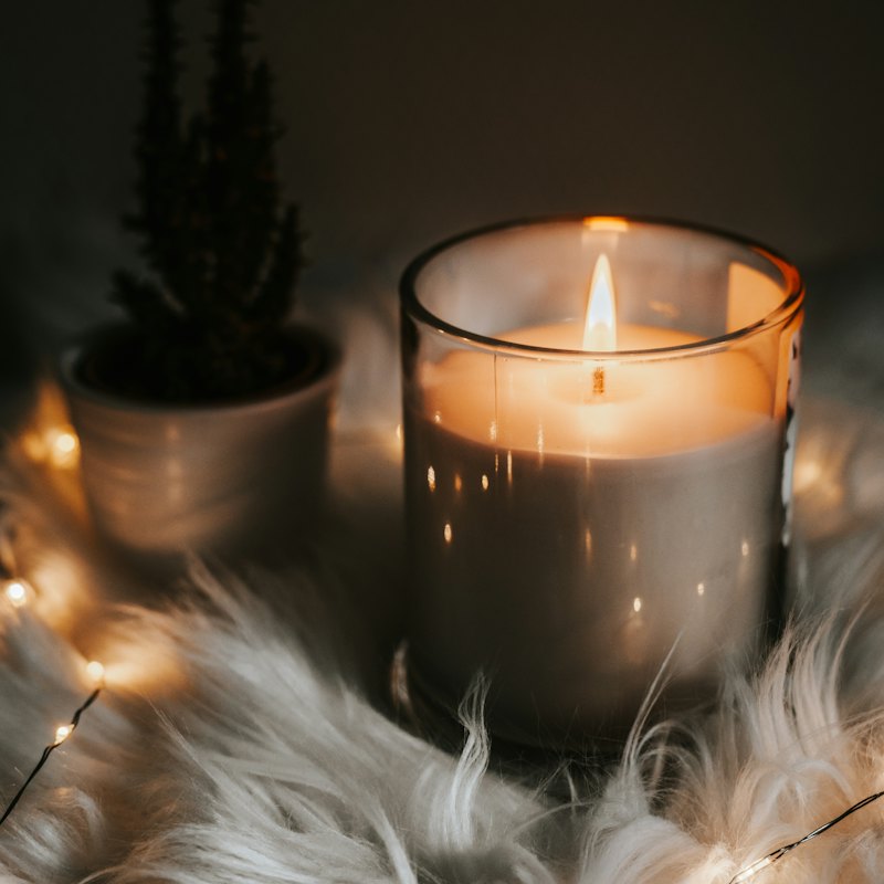 Scented Glass Candle