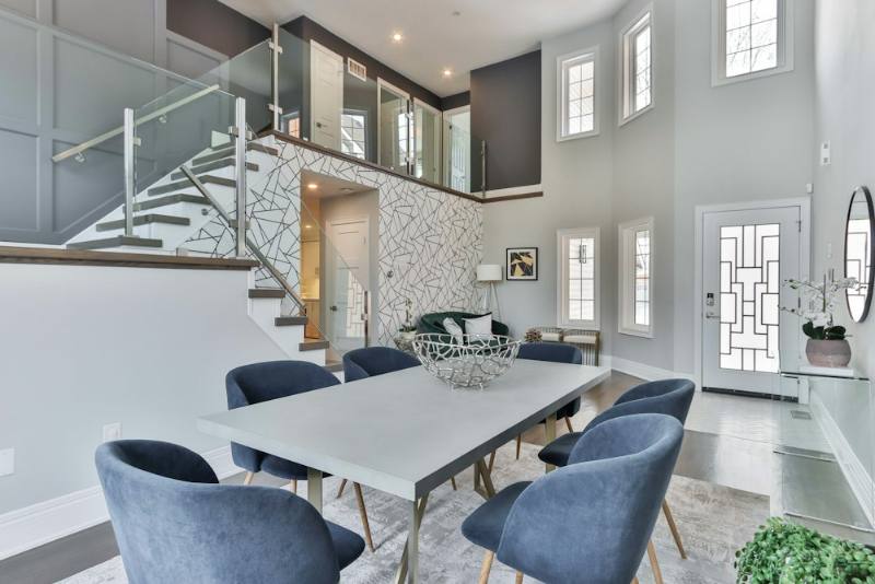 Monochrome Dining Set