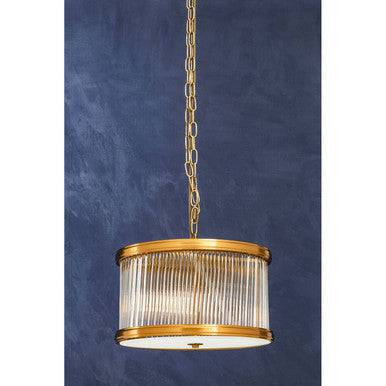 Kensington Townhouse 5 Bulb Small Bronze Pendant Light - hearthora