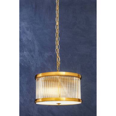 Kensington Townhouse 5 Bulb Small Bronze Pendant Light - hearthora