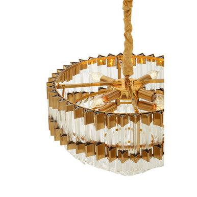 Babylon Four Bulb Antique Gold Chandelier - hearthora