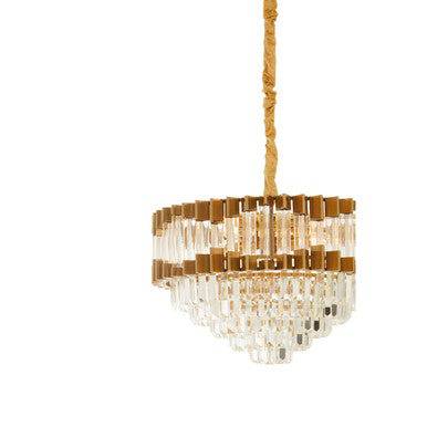 Babylon Four Bulb Antique Gold Chandelier - hearthora