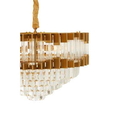 Babylon Four Bulb Antique Gold Chandelier - hearthora