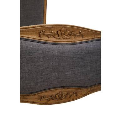 Parkside Grey Fabric Super Kingsize Bed - hearthora