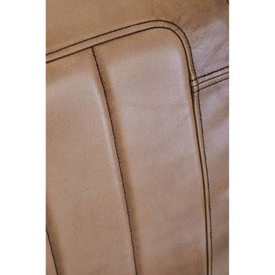 Buffalo Grey Leather Armchair - hearthora