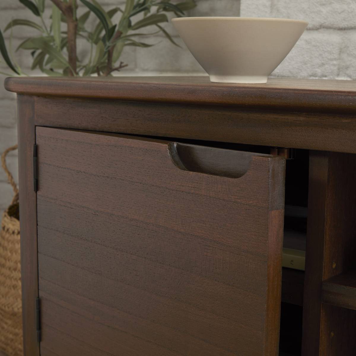 Norway Walnut TV Stand & Media Unit - hearthora