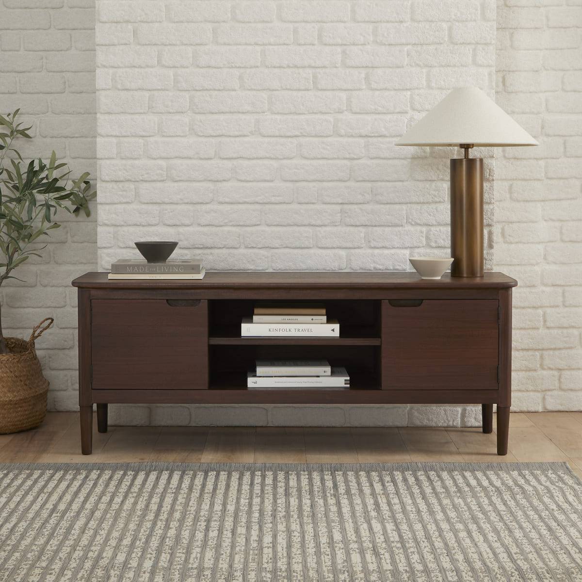 Norway Walnut TV Stand & Media Unit - hearthora