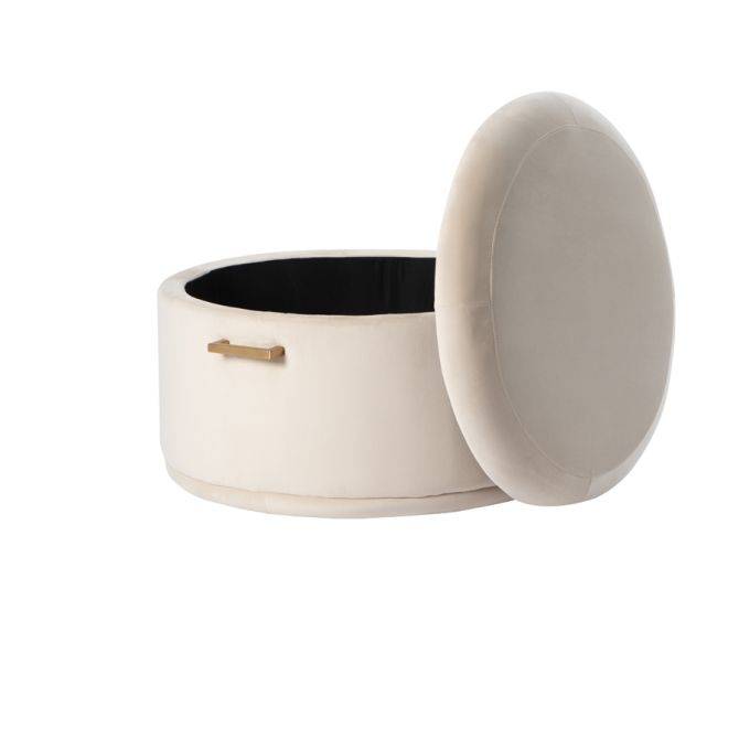 Aria Brass Coffee Table &amp; Ottoman Set - hearthora