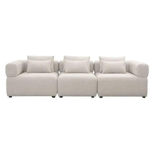 Dune Three Seat Sofa – Parchment - hearthora