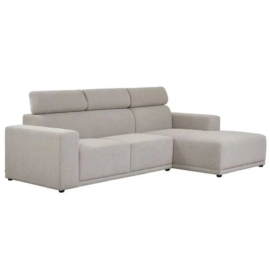 Heather Right hand Corner Sofa - Taupe - hearthora