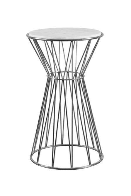 The Mali Silver Side Table - hearthora