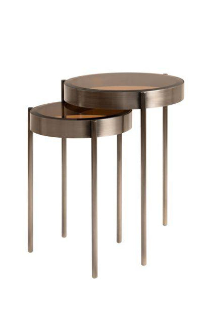 Orion Bronze Nesting Side Tables - hearthora