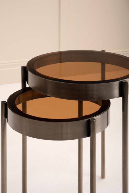 Orion Bronze Nesting Side Tables - hearthora