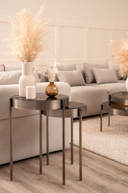 Orion Bronze Nesting Side Tables - hearthora
