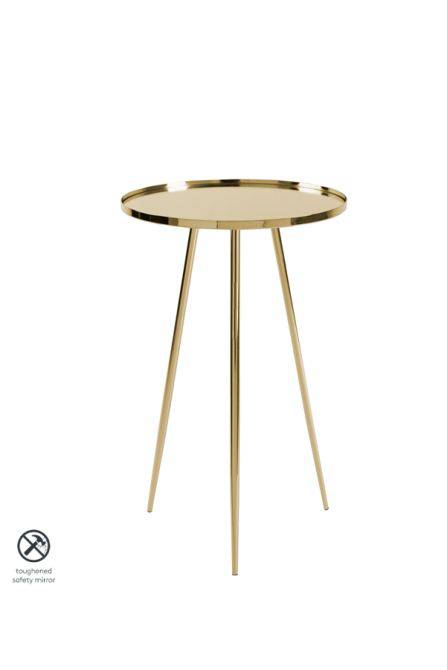 Panatella Brass Side Table - hearthora