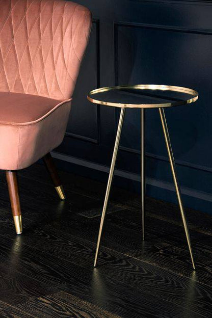 Panatella Brass Side Table - hearthora