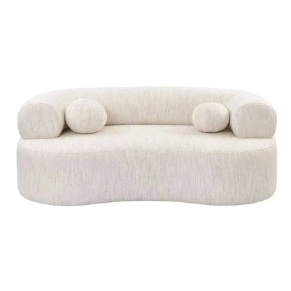 Rolls Two Seat Sofa Natural Linen - hearthora