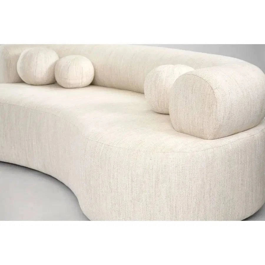 Rolls Two Seat Sofa Natural Linen - hearthora