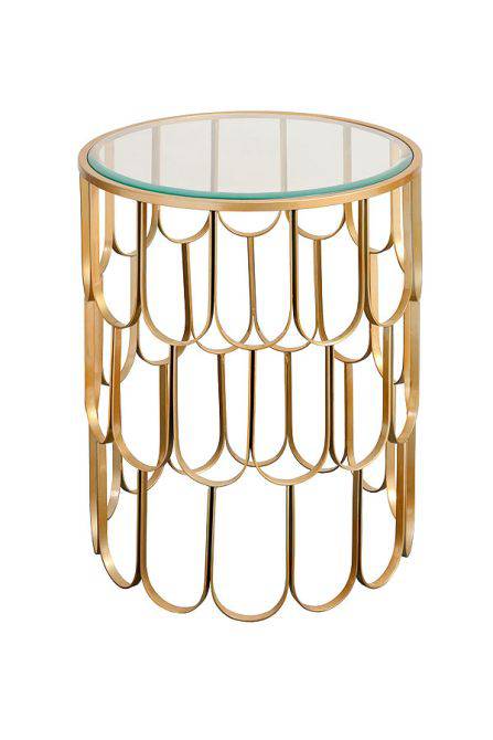 The Pino Brass Side Table - hearthora